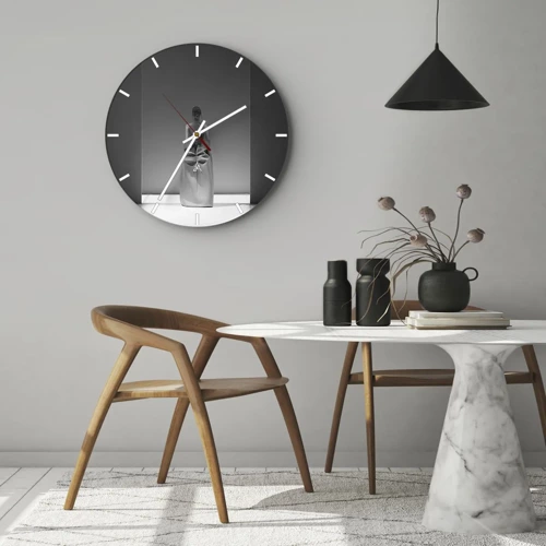 Horloge murale - Pendule murale - Simplicité raffinée - 30x30 cm