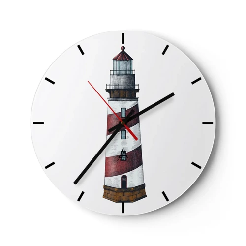 Horloge murale - Pendule murale - Toujours sur ses gardes - 30x30 cm