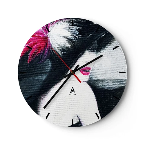 Horloge murale - Pendule murale - Toujours un secret - 30x30 cm