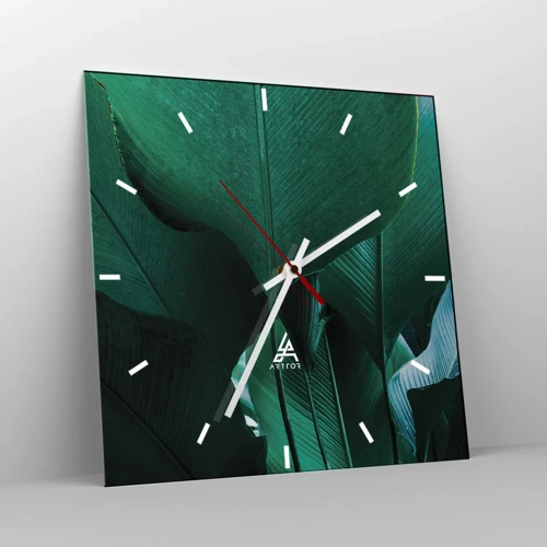 Horloge murale - Pendule murale - Tourné vers la lumière - 30x30 cm