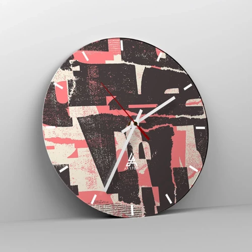 Horloge murale - Pendule murale - Tout ce tapage - 30x30 cm