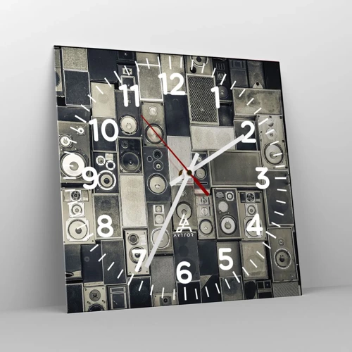 Horloge murale - Pendule murale - Tout va bien - 30x30 cm