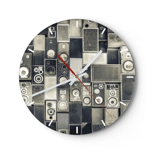 Horloge murale - Pendule murale - Tout va bien - 30x30 cm