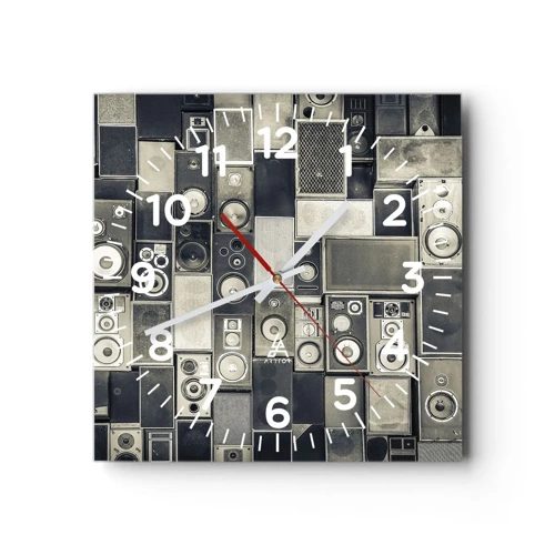 Horloge murale - Pendule murale - Tout va bien - 40x40 cm