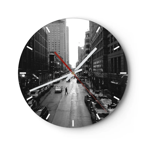 Horloge murale - Pendule murale - Un autre jour comme tous les autres jours - 30x30 cm