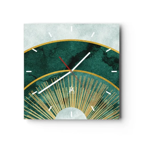 Horloge murale - Pendule murale - Un autre système solaire - 30x30 cm