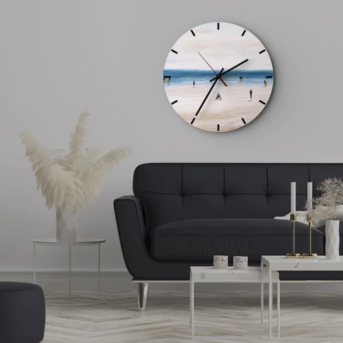 Horloge murale - Pendule murale - Un besoin naturel - 30x30 cm