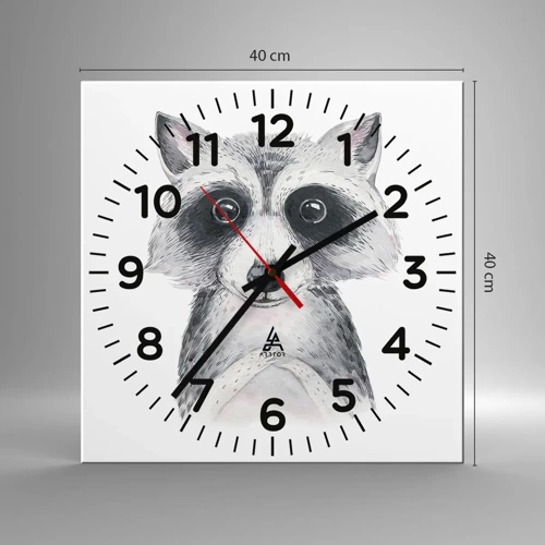 Horloge murale - Pendule murale - Un moment pour s'émouvoir - 40x40 cm