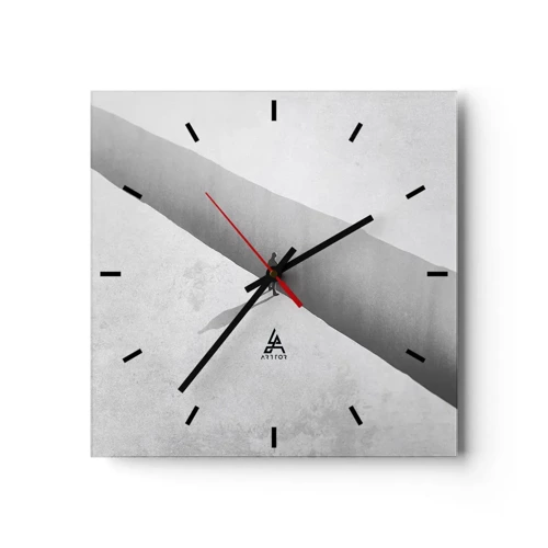 Horloge murale - Pendule murale - Un objectif clair - 30x30 cm