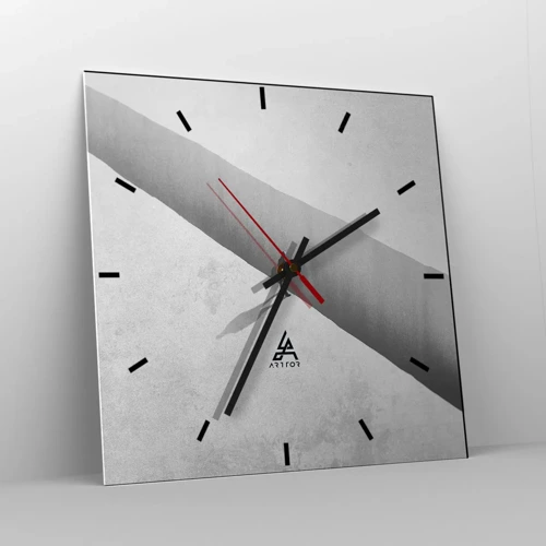 Horloge murale - Pendule murale - Un objectif clair - 30x30 cm