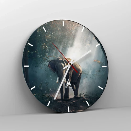 Horloge murale - Pendule murale - Une balade tranquille - 40x40 cm