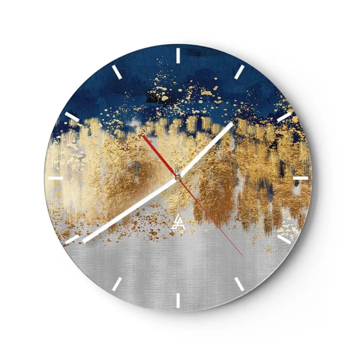 Horloge murale - Pendule murale - Une composition moderne et pétillante - 30x30 cm