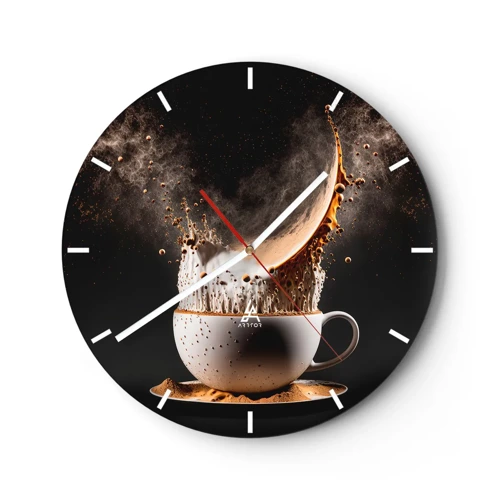 Horloge murale - Pendule murale - Une explosion de saveur - 30x30 cm