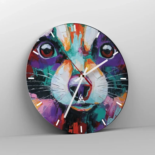 Horloge murale - Pendule murale - Uniquement de belles émotions - 30x30 cm