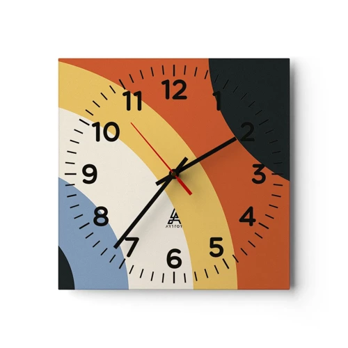 Horloge murale - Pendule murale - Vers son soi - 30x30 cm