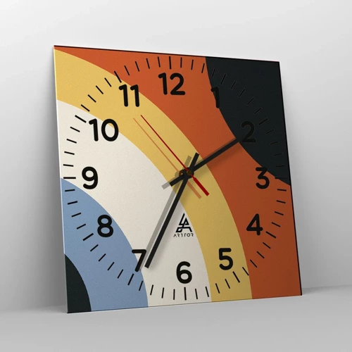 Horloge murale - Pendule murale - Vers son soi - 30x30 cm