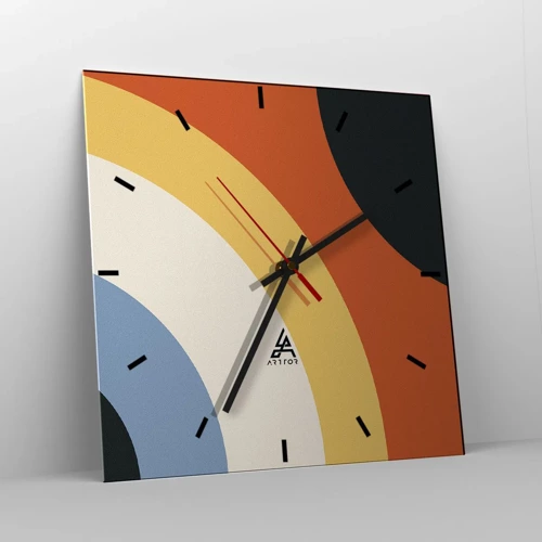 Horloge murale - Pendule murale - Vers son soi - 30x30 cm