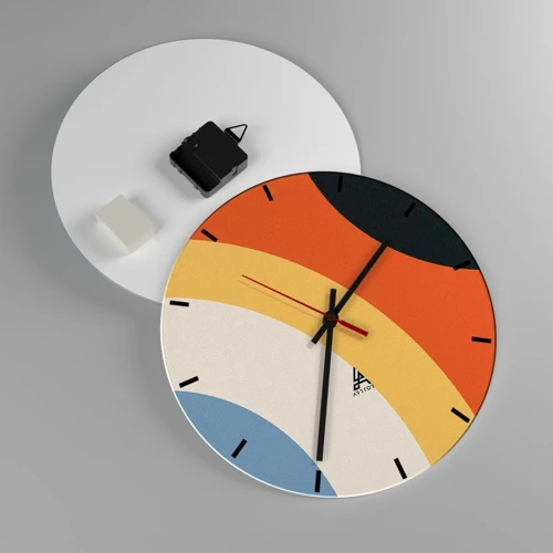 Horloge murale - Pendule murale - Vers son soi - 30x30 cm