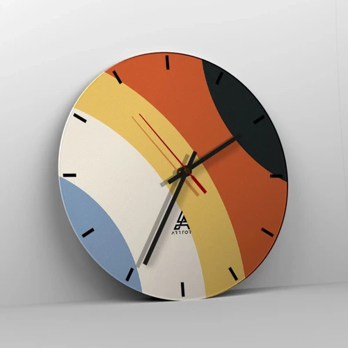 Horloge murale - Pendule murale - Vers son soi - 30x30 cm