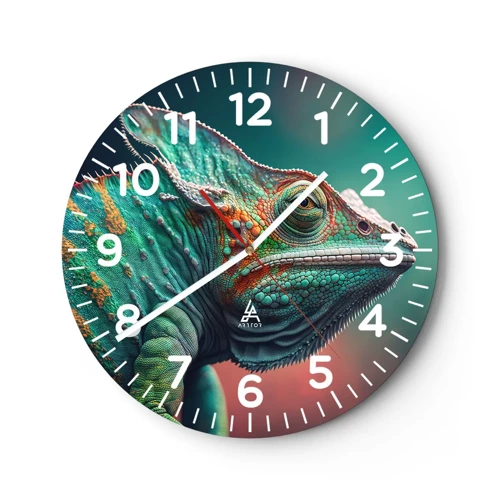 Horloge murale - Pendule murale - Vous me voyez? Pas bien… - 30x30 cm