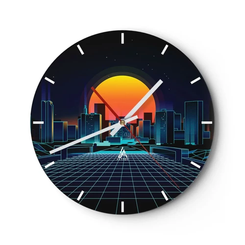 Horloge murale - Pendule murale - Vous voulez toujours passer au réel ? - 30x30 cm