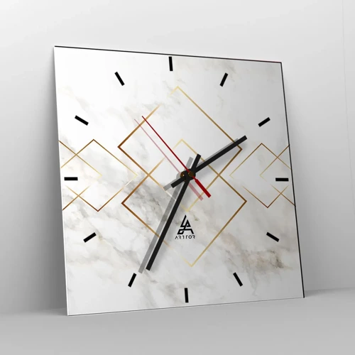 Horloge murale - Pendule murale - Vue à l'infini - 40x40 cm
