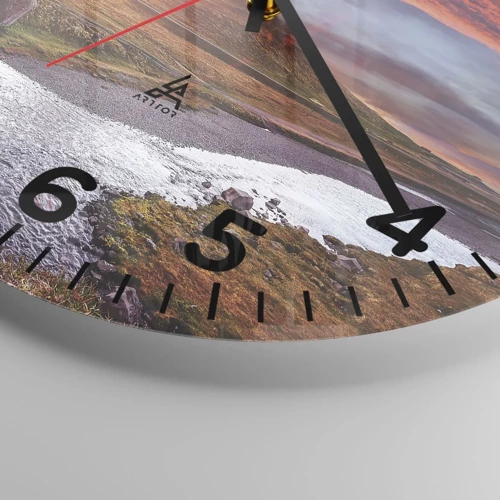 Horloge murale - Pendule murale - Vue de la terre du milieu - 30x30 cm