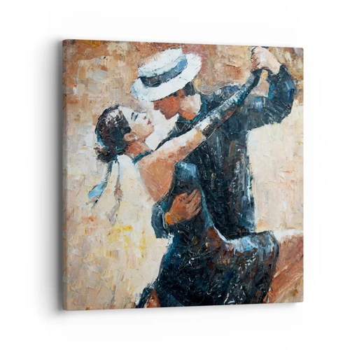 Impression sur toile - Image sur toile - À la Rudolf Valentino - 40x40 cm