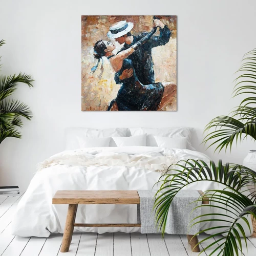 Impression sur toile - Image sur toile - À la Rudolf Valentino - 40x40 cm