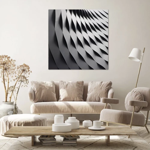 Impression sur toile - Image sur toile - A la surface des vagues - 60x60 cm
