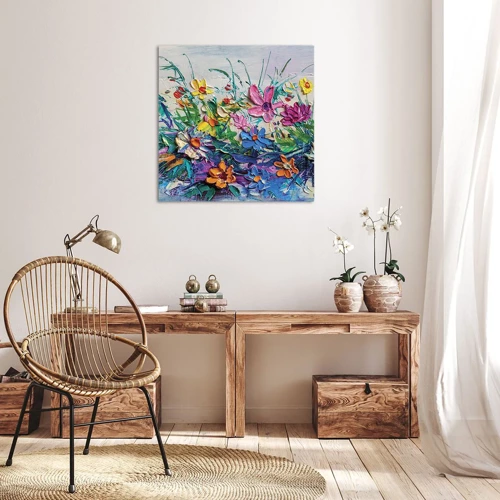 Impression sur toile - Image sur toile - Absolument pas une nature morte - 30x30 cm