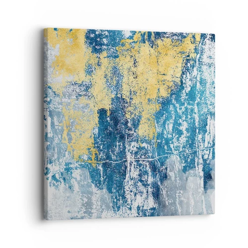 Impression sur toile - Image sur toile - Abstraction du temps - 30x30 cm