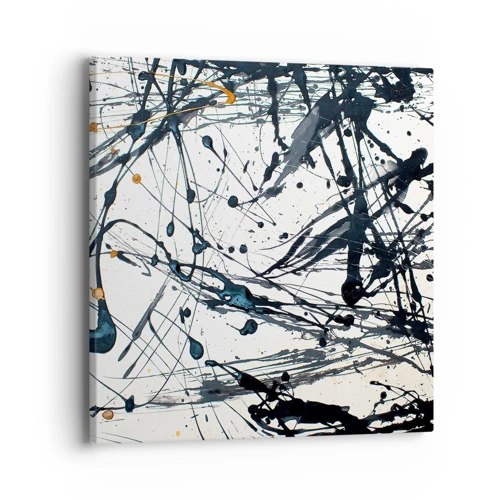 Impression sur toile - Image sur toile - Abstraction expressionniste - 40x40 cm