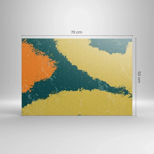 Impression sur toile - Image sur toile - Abstraction – mouvement lent - 70x50 cm
