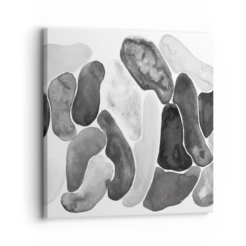Impression sur toile - Image sur toile - Abstraction rocheuse - 30x30 cm
