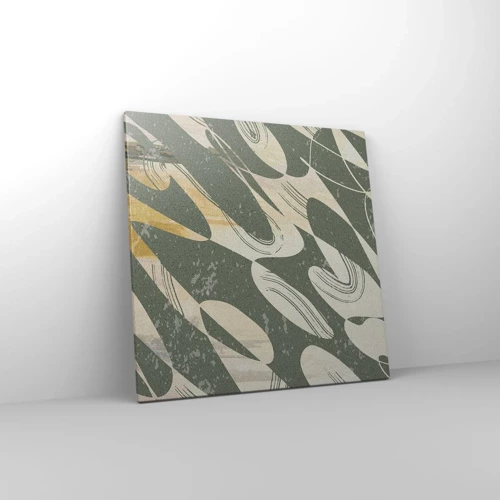 Impression sur toile - Image sur toile - Abstraction rythmique - 60x60 cm