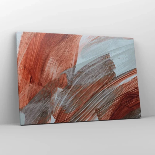 Impression sur toile - Image sur toile - Abstraction venteuse et automnale - 120x80 cm