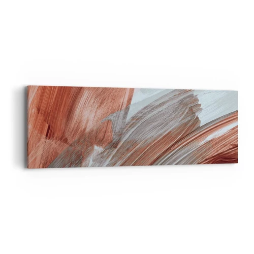 Impression sur toile - Image sur toile - Abstraction venteuse et automnale - 90x30 cm