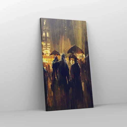 Impression sur toile - Image sur toile - Adeptes de la pluie - 45x80 cm