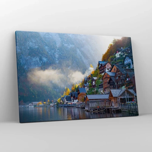 Impression sur toile - Image sur toile - Ambiance alpine - 120x80 cm