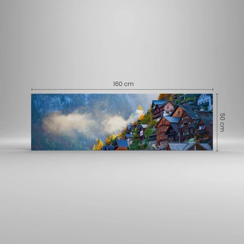 Impression sur toile - Image sur toile - Ambiance alpine - 160x50 cm
