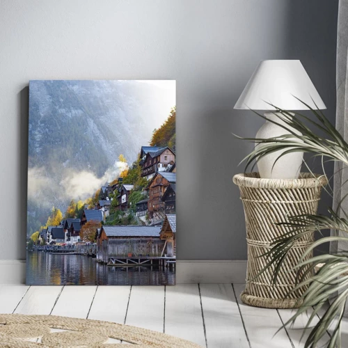 Impression sur toile - Image sur toile - Ambiance alpine - 55x100 cm