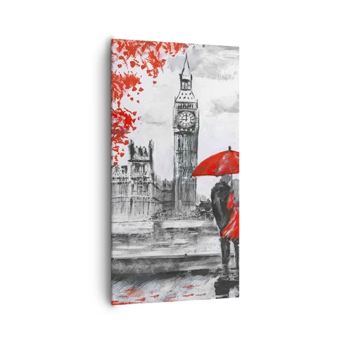 Impression sur toile - Image sur toile - Amoureux de Londres - 65x120 cm