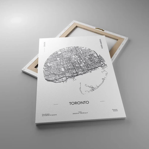 Impression sur toile - Image sur toile - Anatomie de Toronto - 50x70 cm