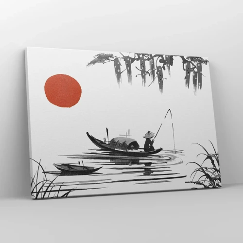 Impression sur toile - Image sur toile - Après-midi asiatique - 70x50 cm