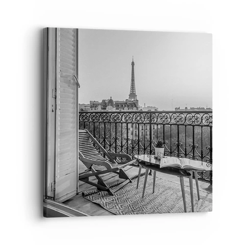 Impression sur toile - Image sur toile - Après-midi parisien - 30x30 cm