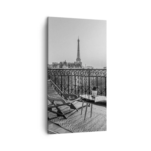 Impression sur toile - Image sur toile - Après-midi parisien - 45x80 cm