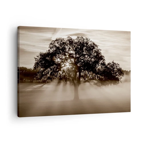 Impression sur toile - Image sur toile - Arbre de bonnes nouvelles - 70x50 cm