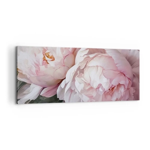 Impression sur toile - Image sur toile - Arrêté en pleine floraison - 100x40 cm