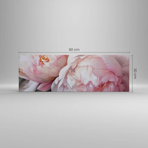 Impression sur toile - Image sur toile - Arrêté en pleine floraison - 90x30 cm